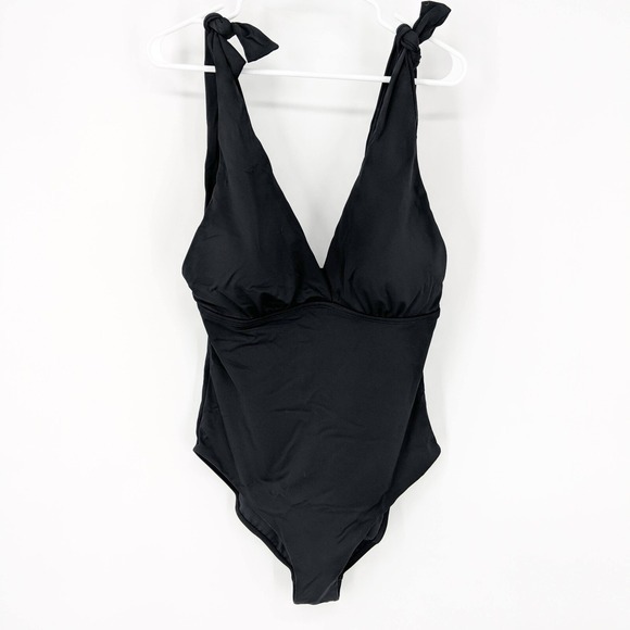 SwimsuitsForAll Other - Kim Gravel x Swimsuits For All Tie Shoulder 1-Piece Suit Black Women's‎ Size 14